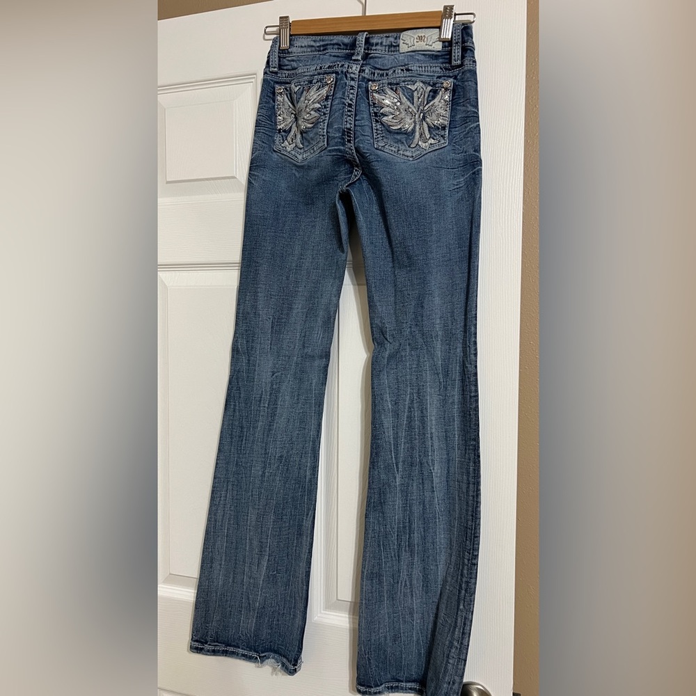 Miss Me Mid-Rise Boot Jeans Youth size: 14